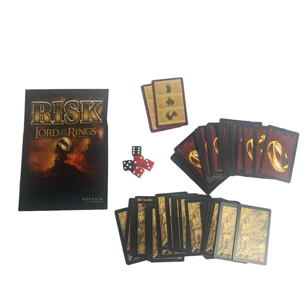Lord of the Rings Conquest Of Middle Earth‎ Replacement Pieces DICE CARDS